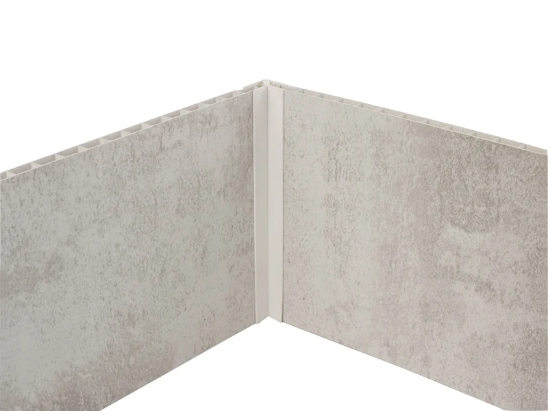 Profil d'angle en PVC pour lambris 8 mm épais