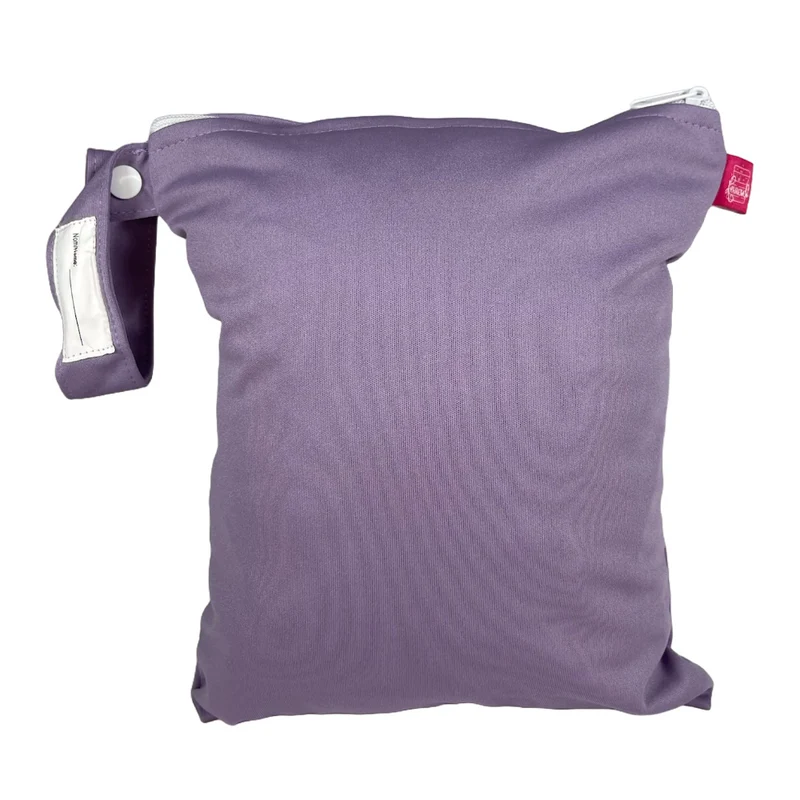 Mittelgroße Wetbag "Blaulila"- Für Hygieneprodukte, Badesachen - langlebig