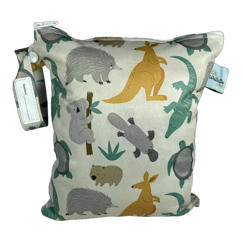 Mittelgroße Wetbag „Australien“ - für Badesachen, Waschlappen uvm.