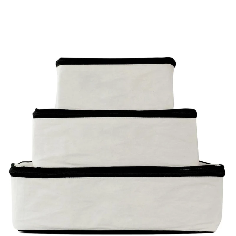 Packwürfel Koffer Organizer 3er Set BLANKO