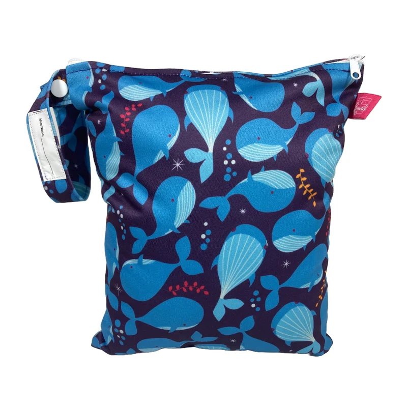 Mittelgroße Wetbag „Wale“
