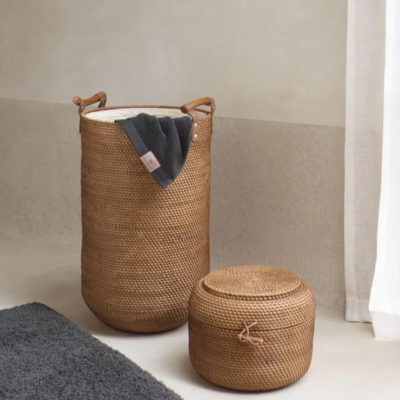 Rattan Wäschekorb Cino