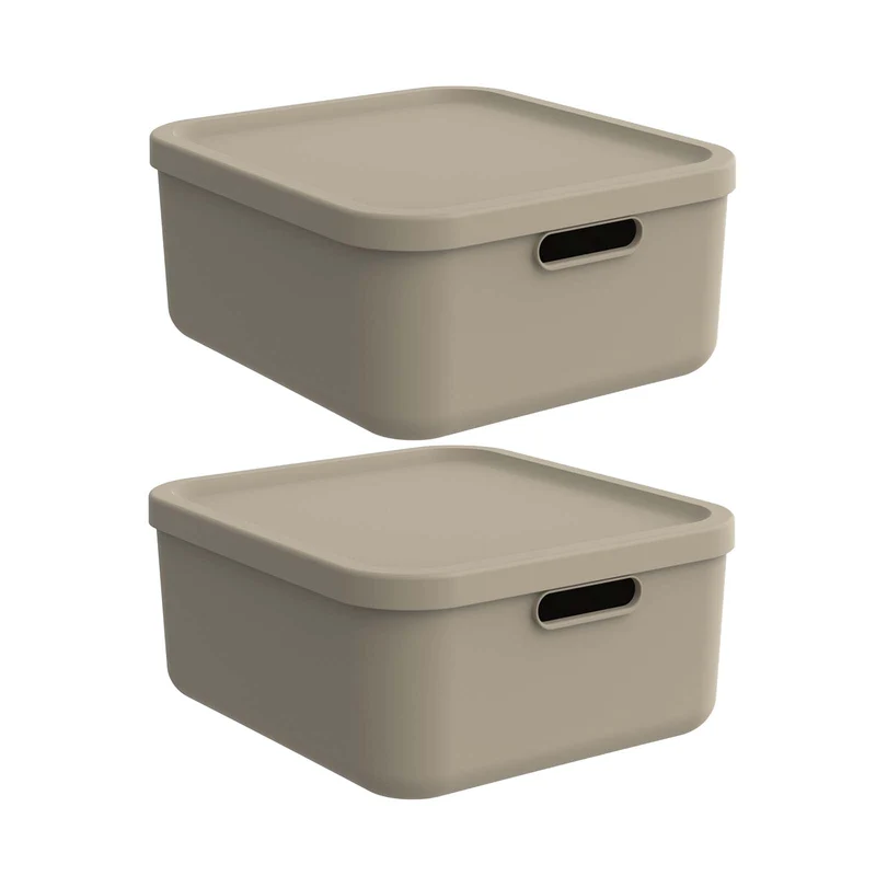 Aufbewahrungsbox 20l 2er-Set ALBULA LIGHT