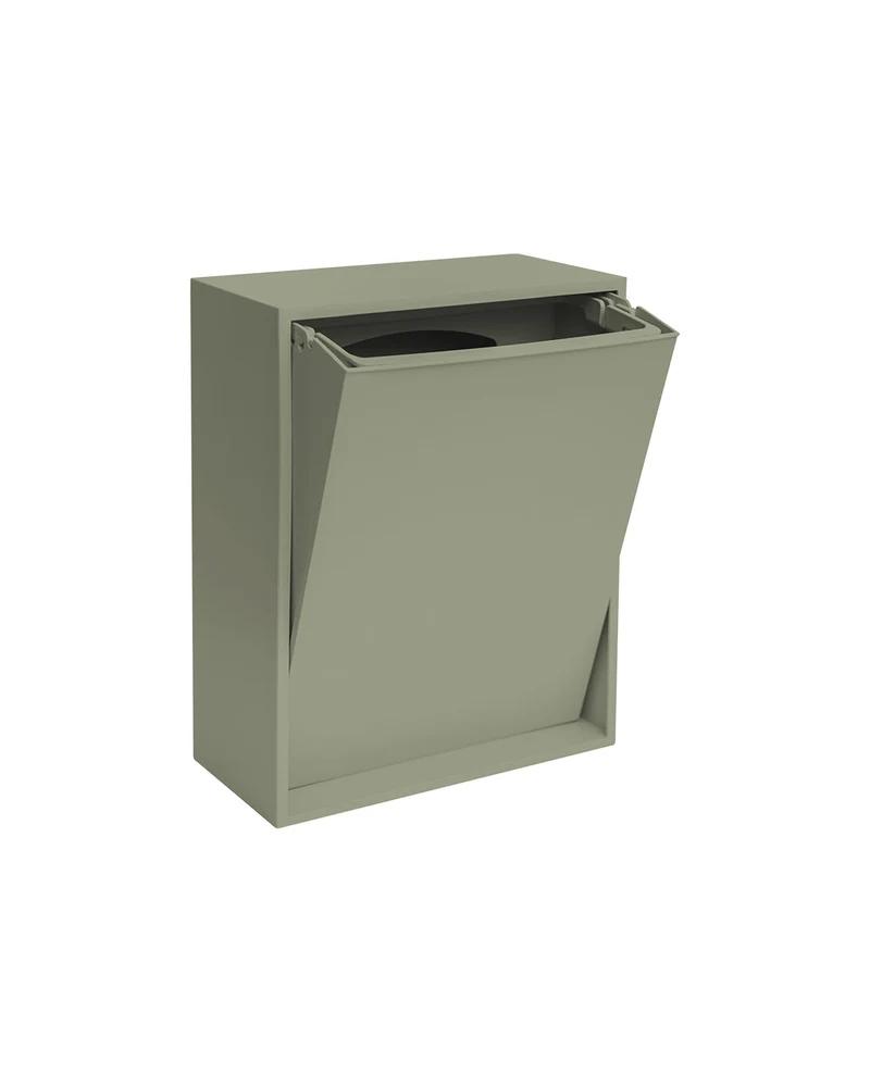 Recycling box - Oak Green