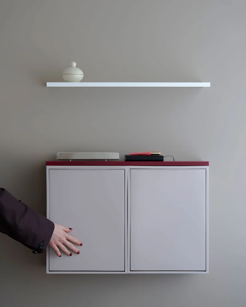 Edge Shelf - Maroon