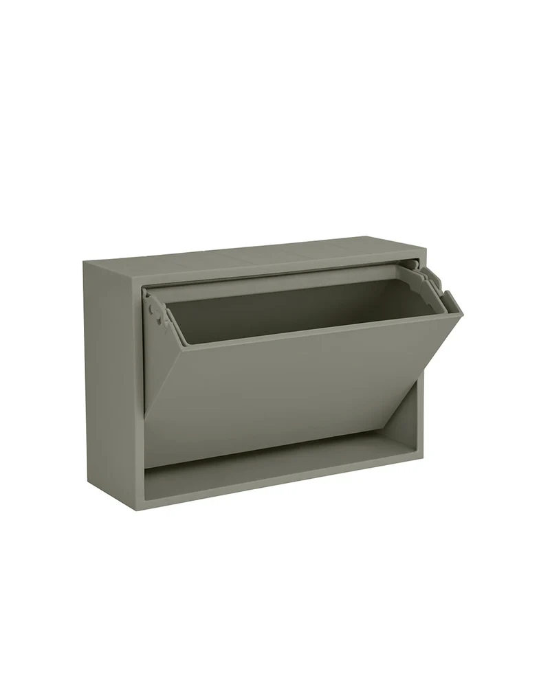 Mini Recycling Box - Oak Green