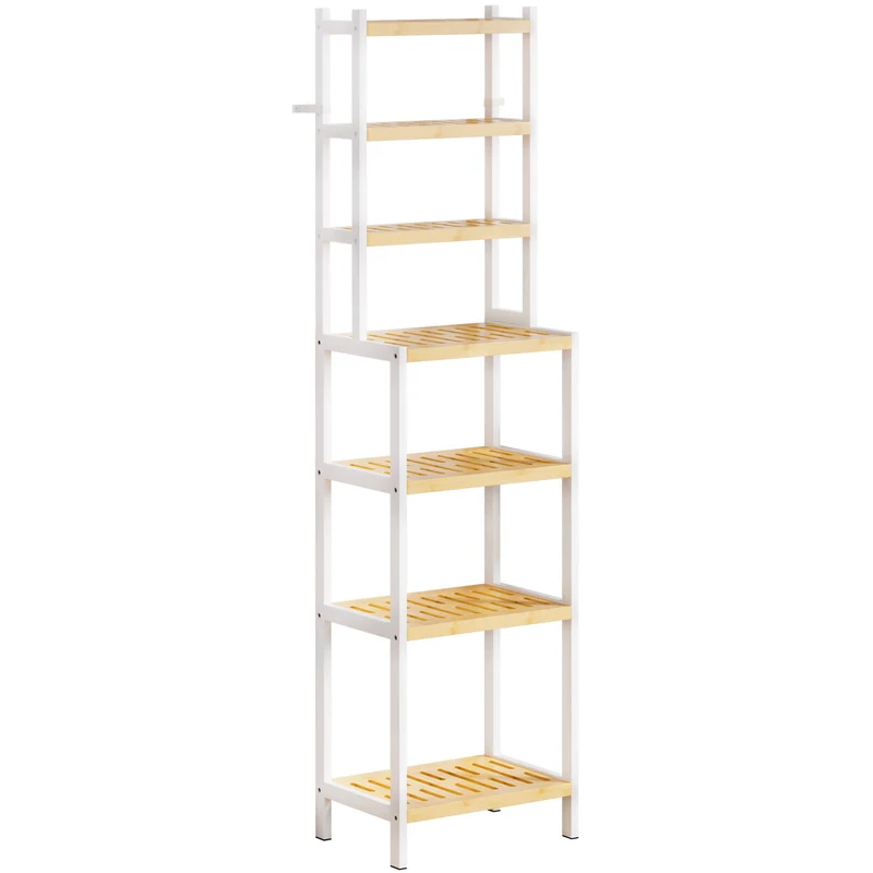 Yorbay Bambus Regal mit 7 Ebenen bis 110 kg