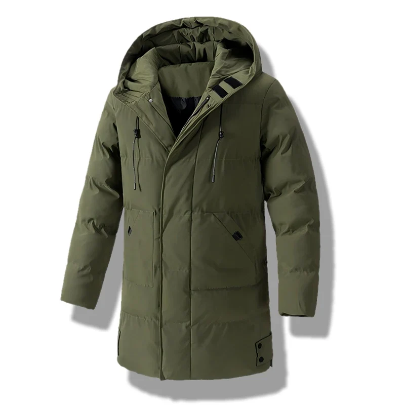 Herren Winter-Steppjacke mit Kapuze – Nordven