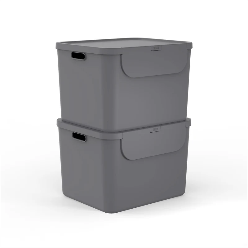 Recyclingbehälter 55 l - 2er Set ALBULA