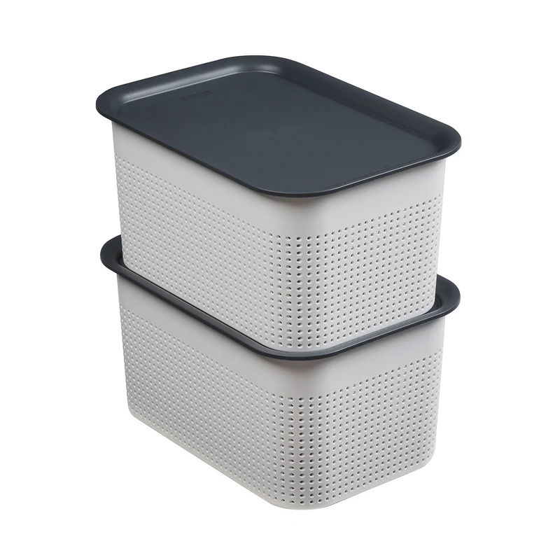 2er Set Boxen mit Deckel 4,5 l BRISEN