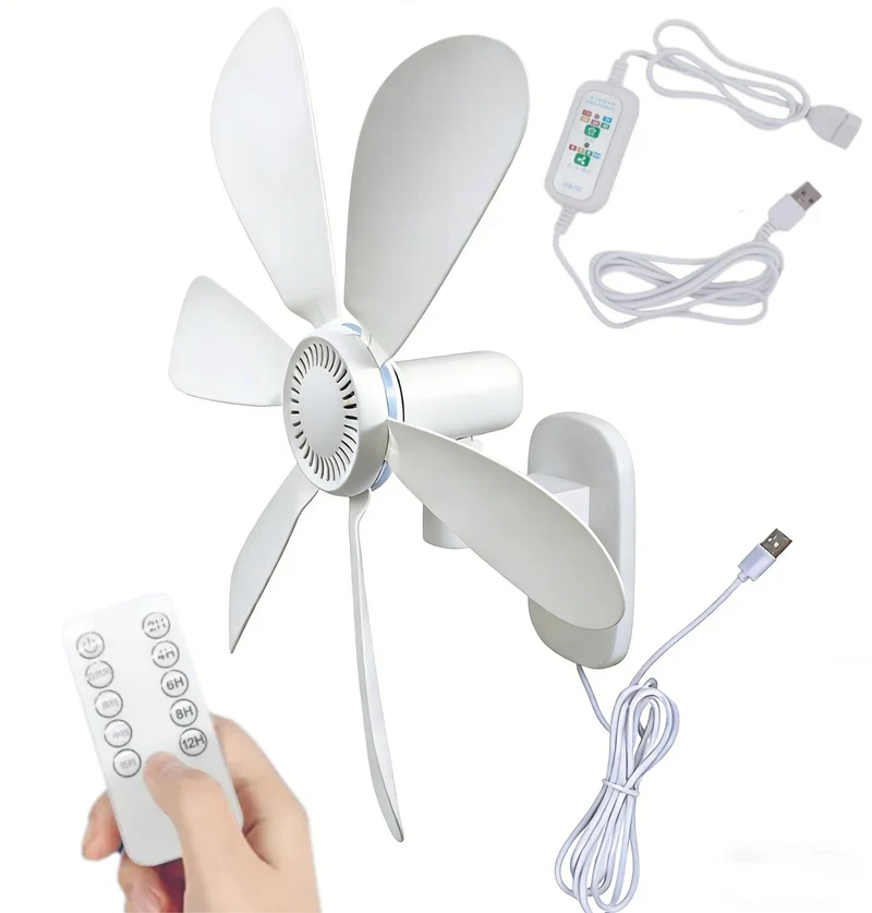 USB-Wandventilator mit Fernbedienung und Timer – AeroLinea