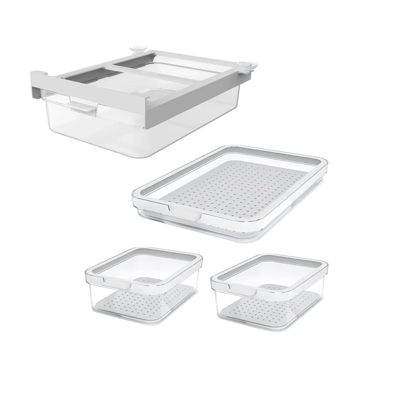 Kühlschrankorganizer-Set CAUMA 4-teilig