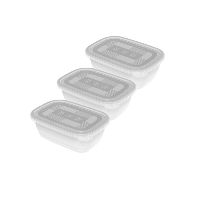 3er Set Gefrierdose 1 l FREEZE
