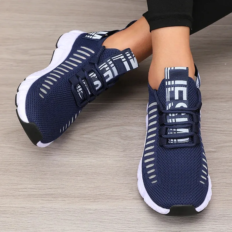 Velion Damen Laufschuhe mit Mesh-Obermaterial und Schnürung