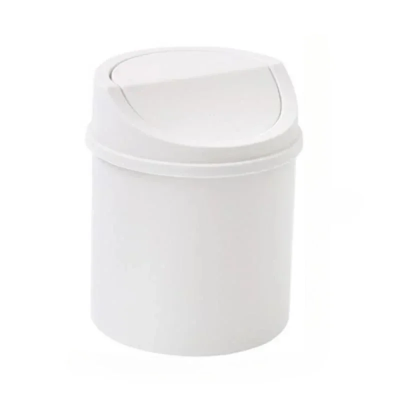 Selviro Mini Tisch-Mülleimer mit Klappdeckel