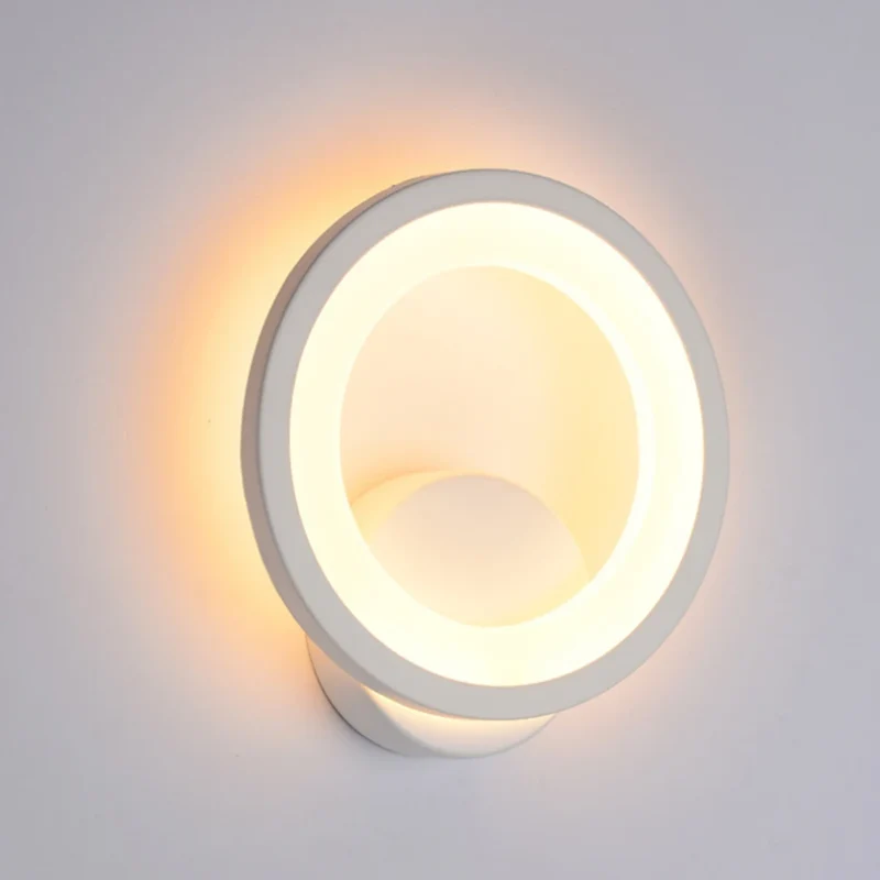 Arvella LED Wandleuchte rund mit Acrylabdeckung