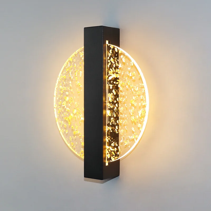 Arvion LED Wandleuchte mit Acrylkörper und indirekter Lichtverteilung