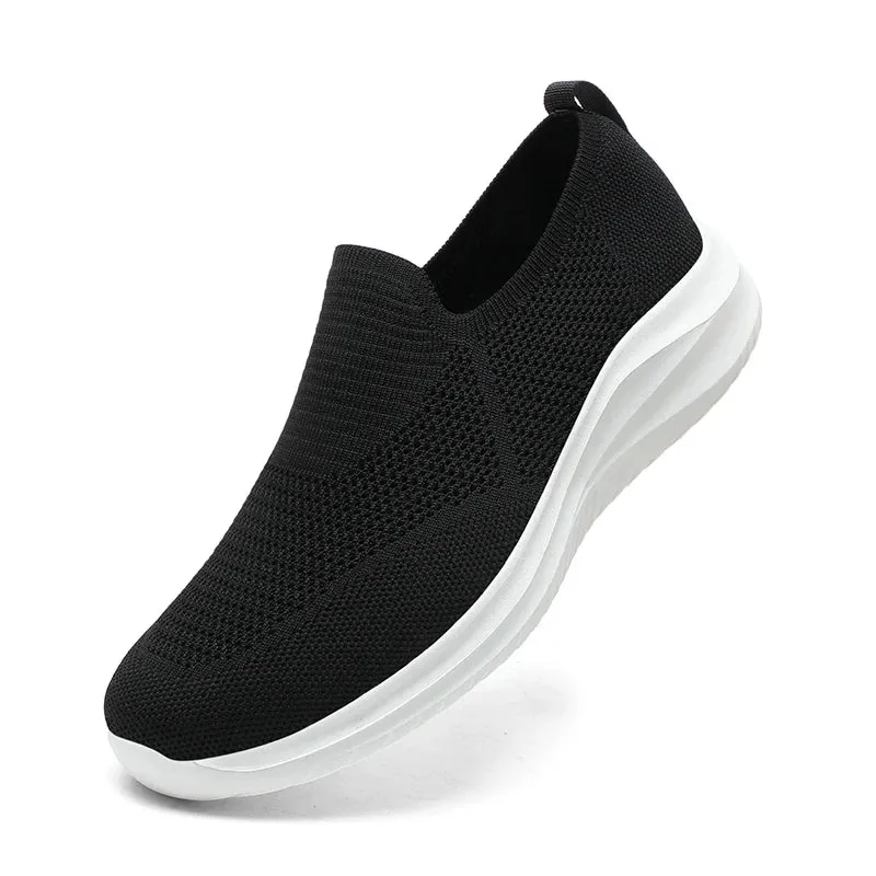 Meravon Herren Slip-On Sneaker mit atmungsaktivem Obermaterial