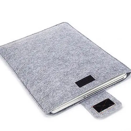 Filz-Laptophülle mit Klettverschluss für verschiedene Größen