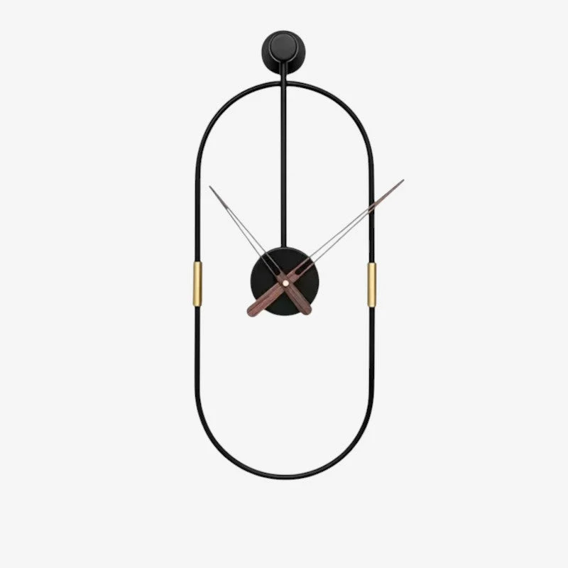 ChronaForm – Dekorative Wanduhr aus Metall für Innenräume
