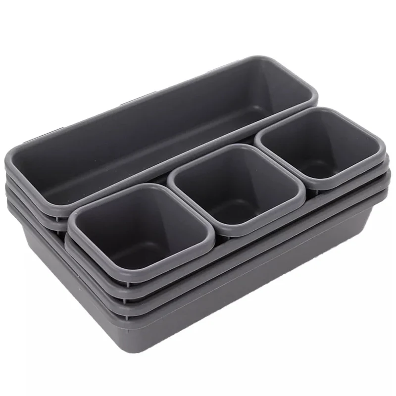 Ordiva Schubladen-Organizer Set (8-teilig) – Flexible Ordnung für Schubladen