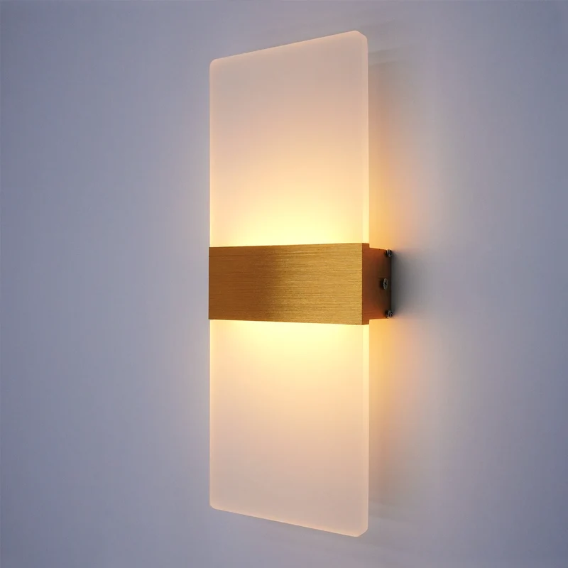 Liravon LED Wandleuchte Aluminium Acryl Innenwandlampe