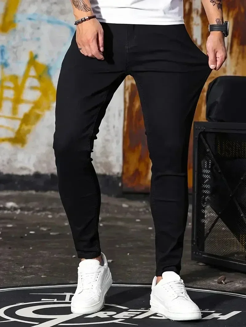 Rovento Herren Jeans Straight Fit