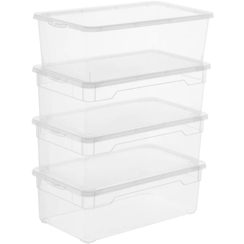 4er Set Box "Lady Shoe" CLEAR