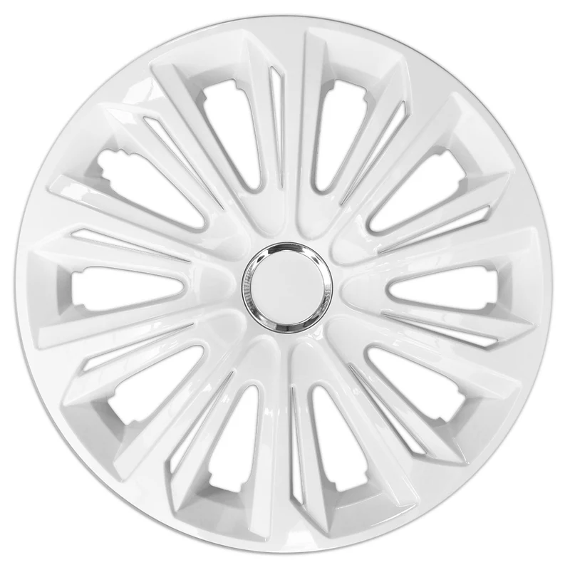 Radkappen Strong Weiß Lackiert 14" ABS-Kunststoff 4er Sets