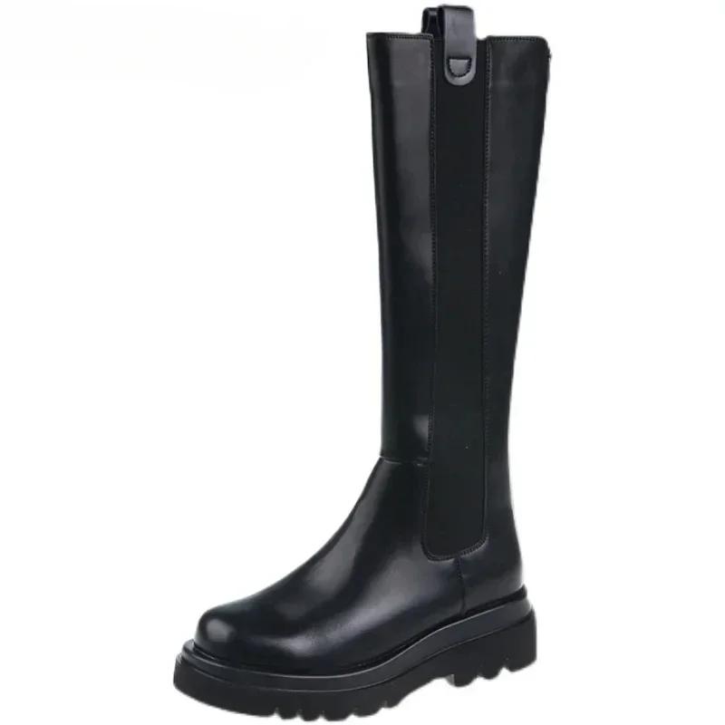 Lunaro kniehohe Stiefel für Damen – Plattformsohle und wintertaugliches Design