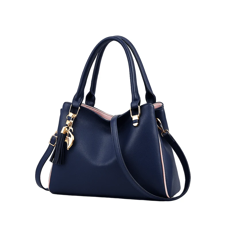 Florena Handtasche – Klassische Tasche mit dekorativen Details und verstellbarem Schulterriemen