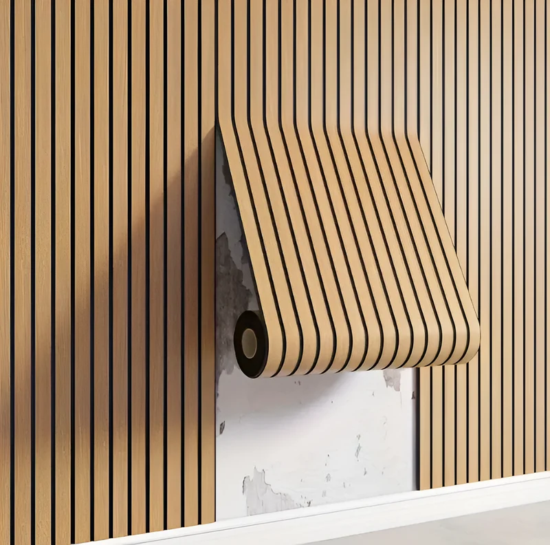 3D Akupanel selbstklebend im Holzlook – Stilvolle Wandgestaltung leicht gemacht