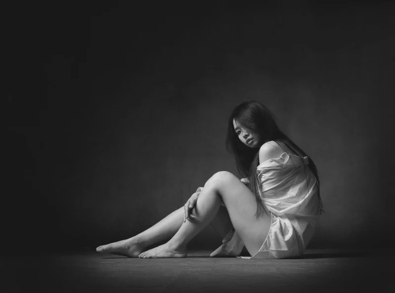 Elegant Pensive Woman