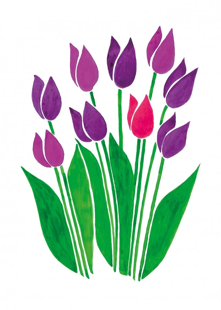 Vibrant Spring Tulips
