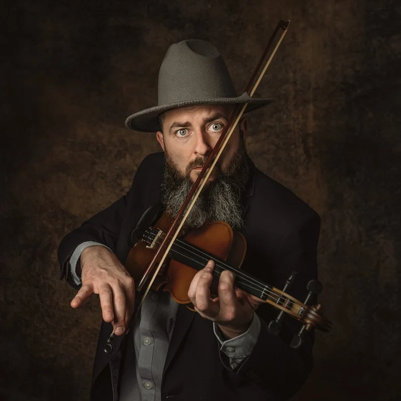 Focused Violin Portrait