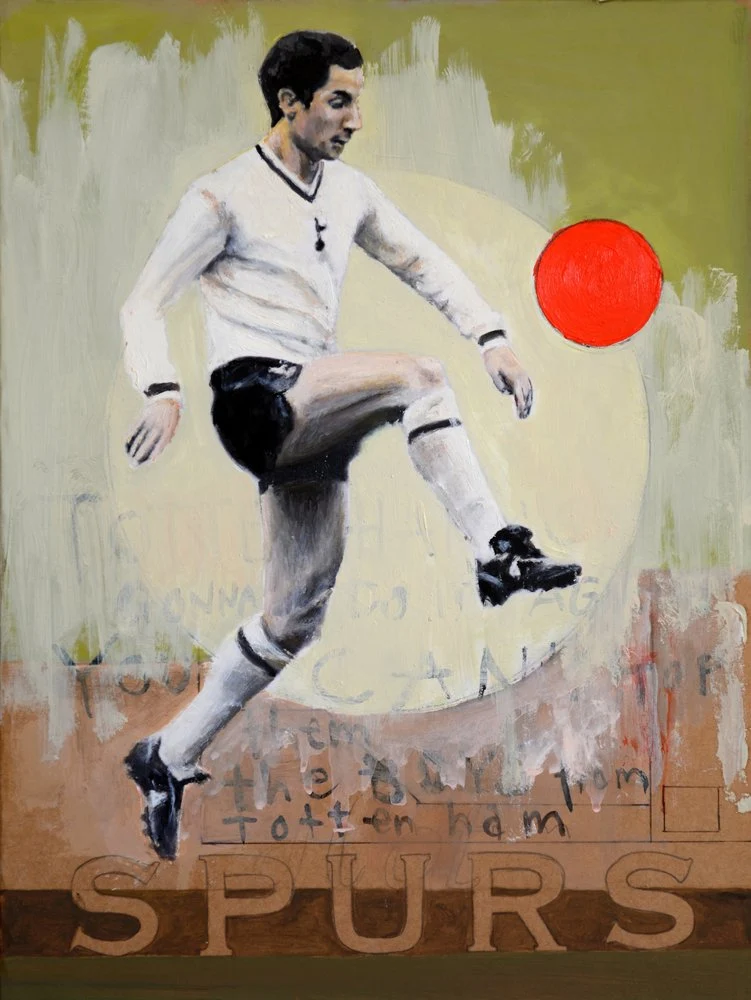 Vintage Soccer Player Kick