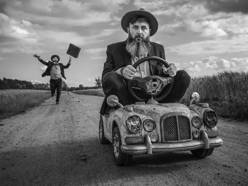 Whimsical Toy Car Ride