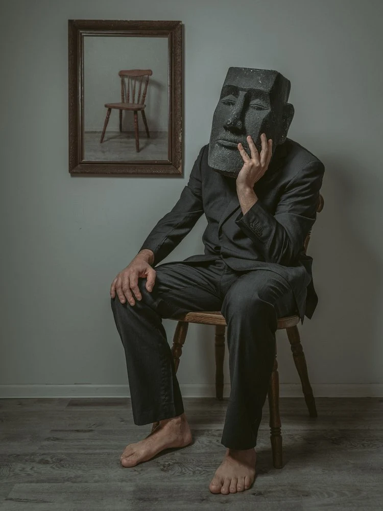 Masked Man Reflection