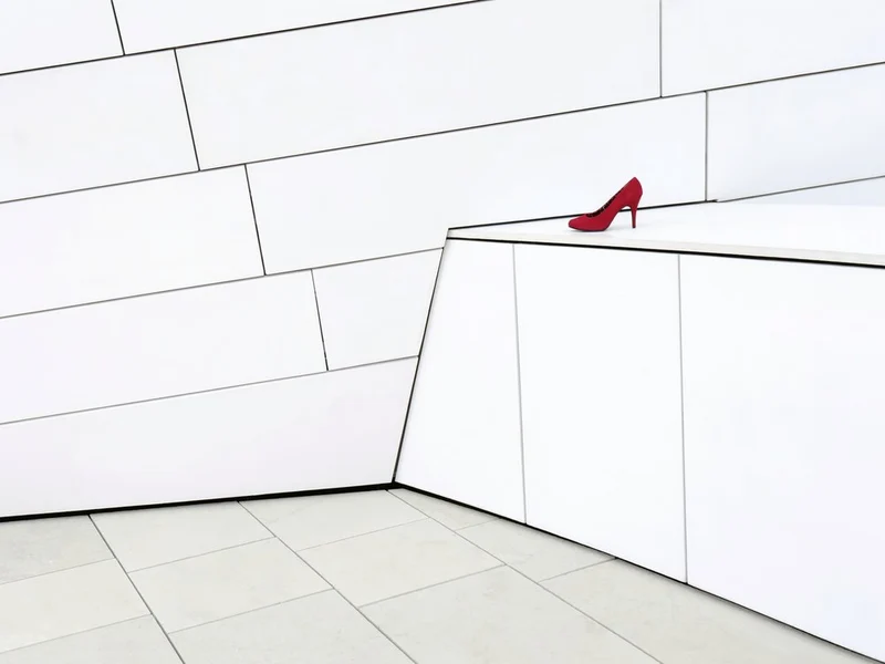 Modern Red Shoe