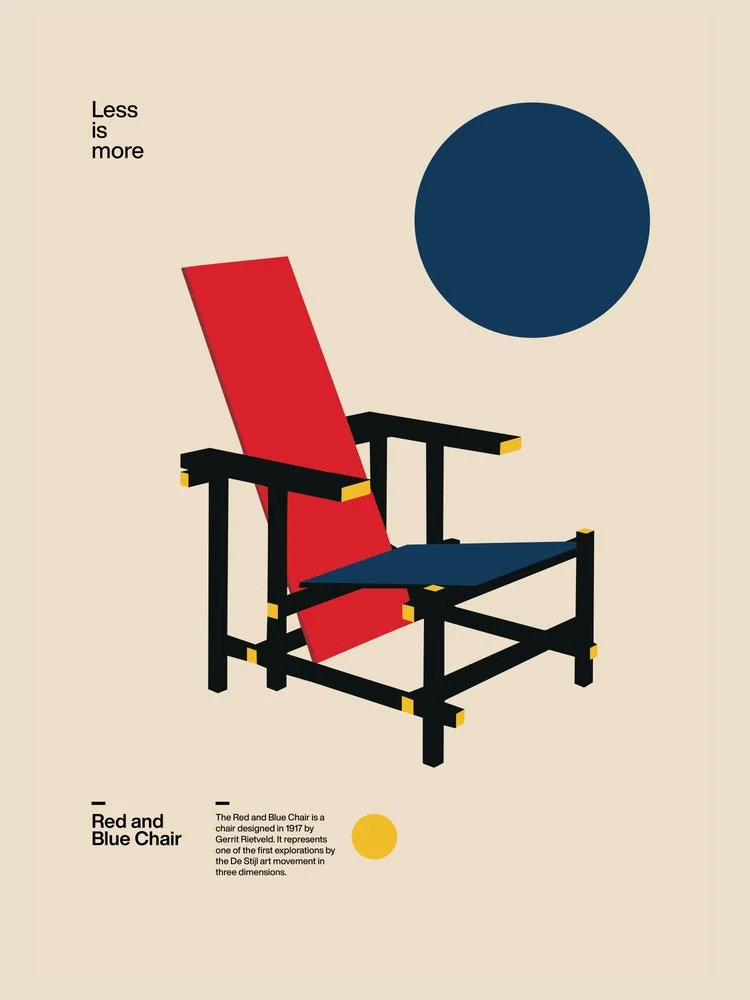 Red and Blue Chair
