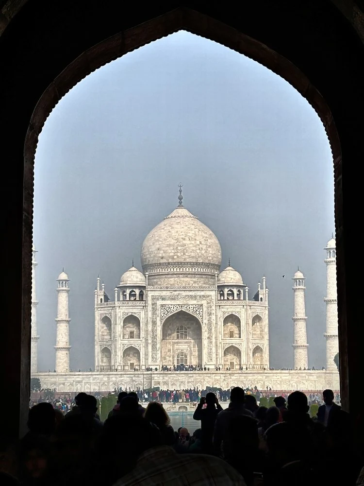 Iconic Taj Mahal Archway