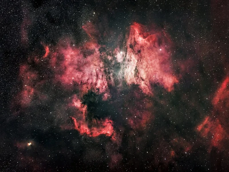 Cosmic Red Nebula