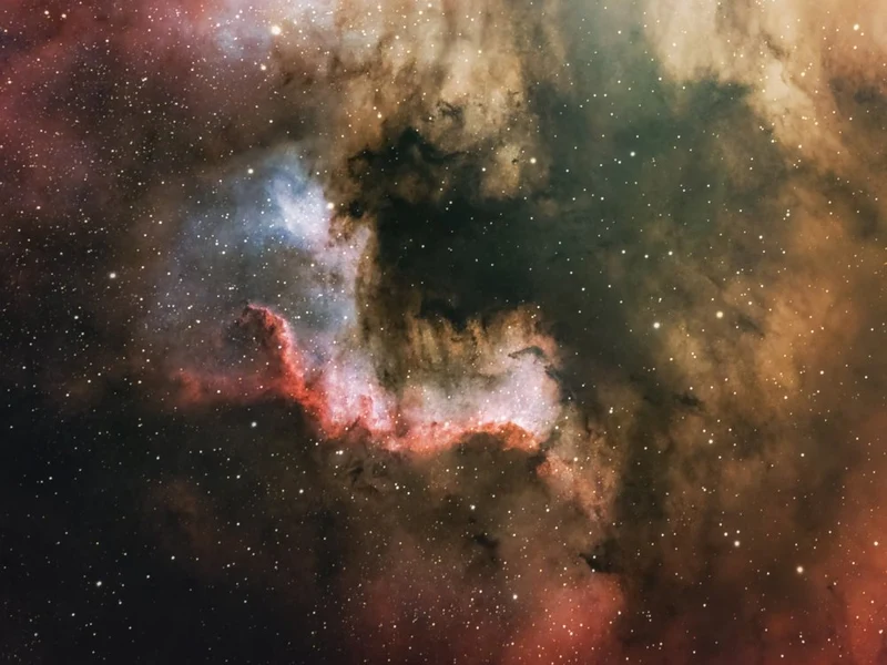 Vibrant Cosmic Nebula