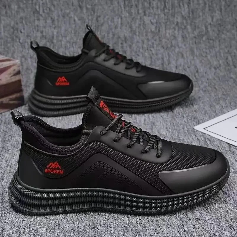 Aeronix Herren Sneaker mit atmungsaktivem Textilobermaterial und Schnürverschluss
