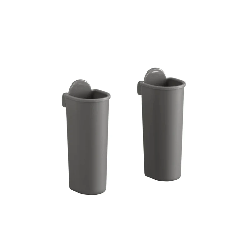 Pegboard beker set van 2 matgrijs - Garage+ by Elfa