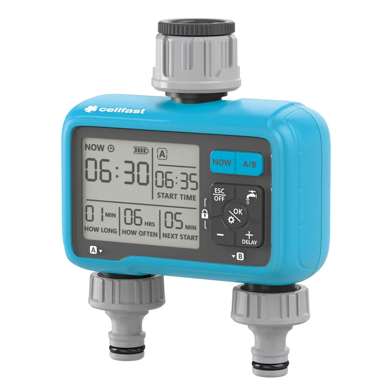 Elektronische 2-Segment-Bewässerungssteuerung Cellfast, Chronos CellPro