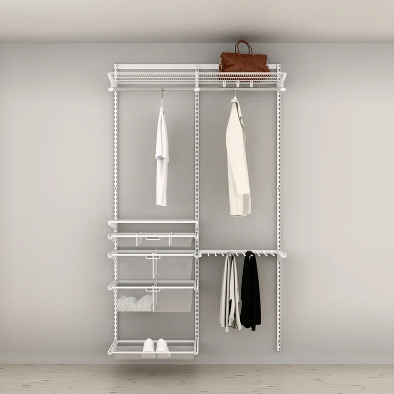 Elfa Premium Kledingkast Opstelling Compleet - 124,8 cm