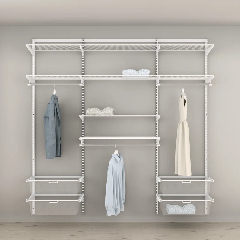 Elfa Kledingkast Opstelling Classic Wit - 246.8 cm