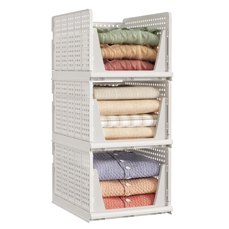 Klappbarer Schrank-Organizer mit Körben