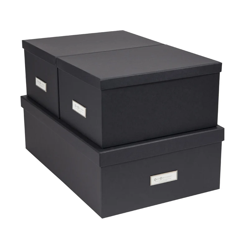 Aufbewahrungsboxen mit Deckel | Dreier-Set